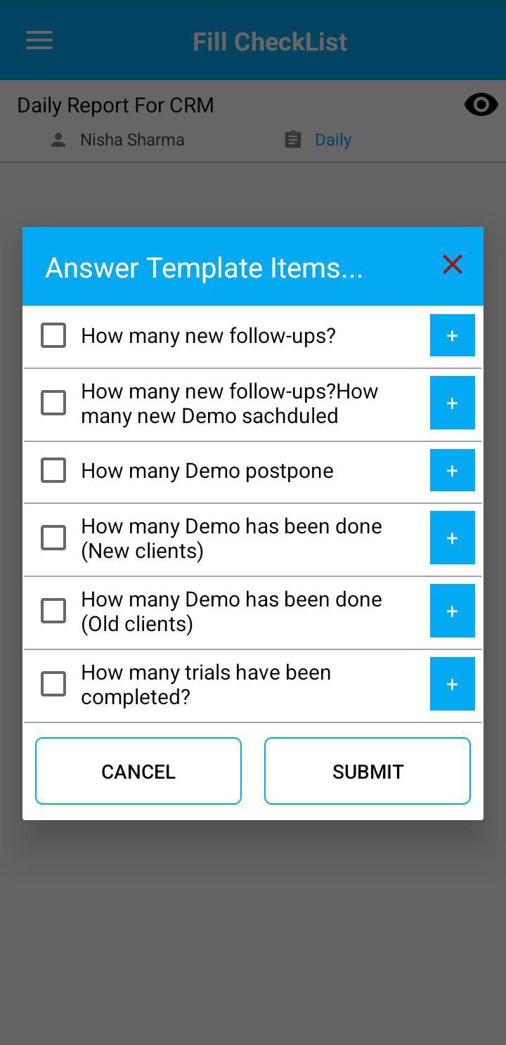 FillCheckList2 Mobile